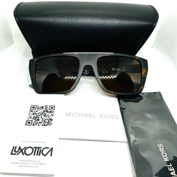 MICHAEL KORS MK2159 BYRON 300673 Matte Dark Tort/DkBrown Solid 55mm - Picture 7 of 7